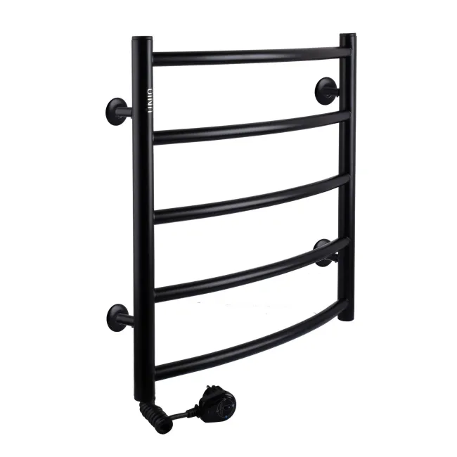 Рушникосушарка UNIO LD EL 500-500-5 BLK Драбинка Дуга електро чорна 2 Рушникосушарка UNIO LD EL 500-500-5 BLK Драбинка Дуга електро чорна 2
