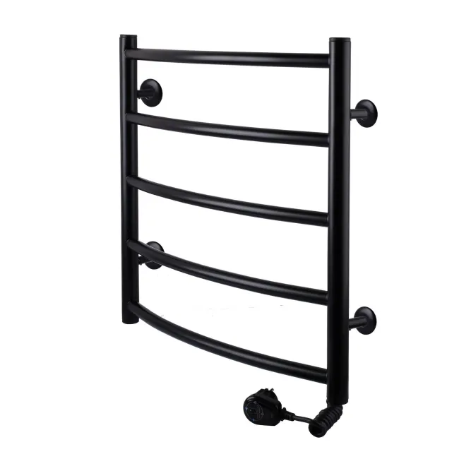 Рушникосушарка UNIO LD ER 500-500-5 BLK Драбинка Дуга електро чорна 2 Рушникосушарка UNIO LD ER 500-500-5 BLK Драбинка Дуга електро чорна 2