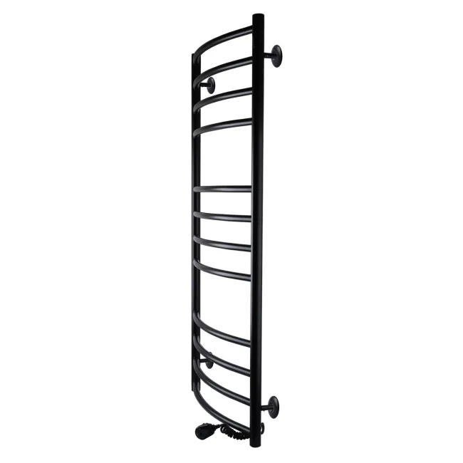 Рушникосушарка UNIO LDE ER 1200-500-12 BLK Драбинка Дуга Еліт електро чорна
