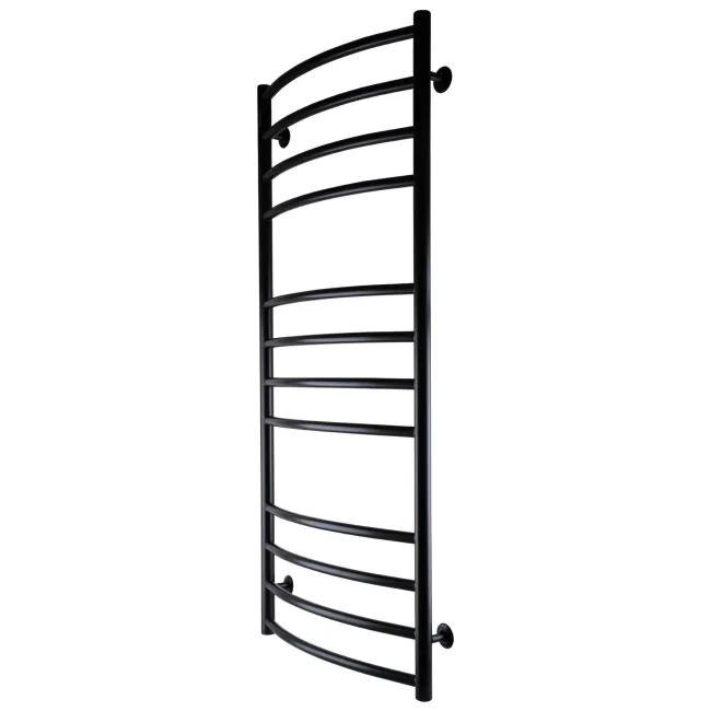 Рушникосушарка UNIO LDE W 1200-500-12 BLK Драбинка Дуга Еліт вода чорна 2 Рушникосушарка UNIO LDE W 1200-500-12 BLK Драбинка Дуга Еліт вода чорна 2