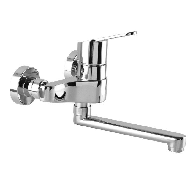 Змішувач для умивальника або кухні 139418-BM-TRES настінний , вилив 160 мм 2