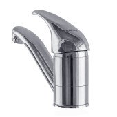 Змішувач для кухні/умивальника BRAVO Comfort BF-203М латунь, на гайці, поворотний 15см Змішувач для кухні/умивальника BRAVO Comfort BF-203М латунь, на гайці, поворотний 15см