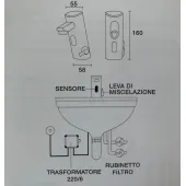 Змішувач інфрачервоний для умивальника TREMOLADA TREMO-8503