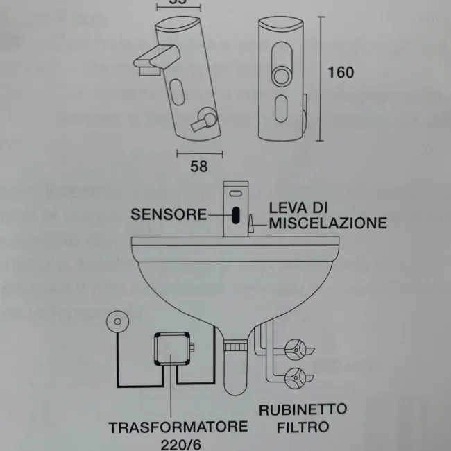 Змішувач інфрачервоний для умивальника TREMOLADA TREMO-8503