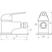 Змішувач для біде Globus Lux Sena GLS-106