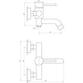 Змішувач для ванни Globus Lux ALPEN SBT1-102L