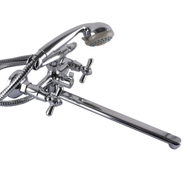 Змішувач для ванни Globus Lux GB-DOMINOX-0316-Euro перемикач латунь L350мм Змішувач для ванни Globus Lux GB-DOMINOX-0316-Euro перемикач латунь L350мм