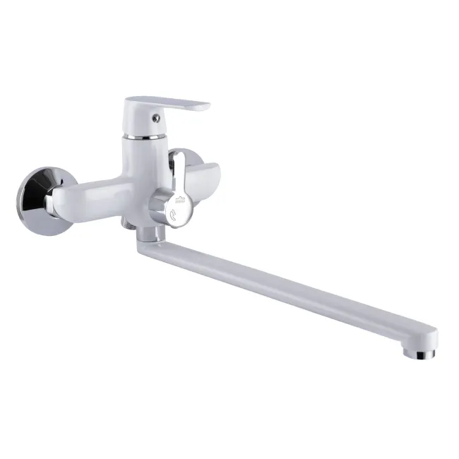 Змішувач для ванної Globus Lux Laguna GLA-0208-7-WHITE EURO Змішувач для ванної Globus Lux Laguna GLA-0208-7-WHITE EURO