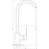 Змішувач для кухні Globus Lux Milano GLM-0203SQ