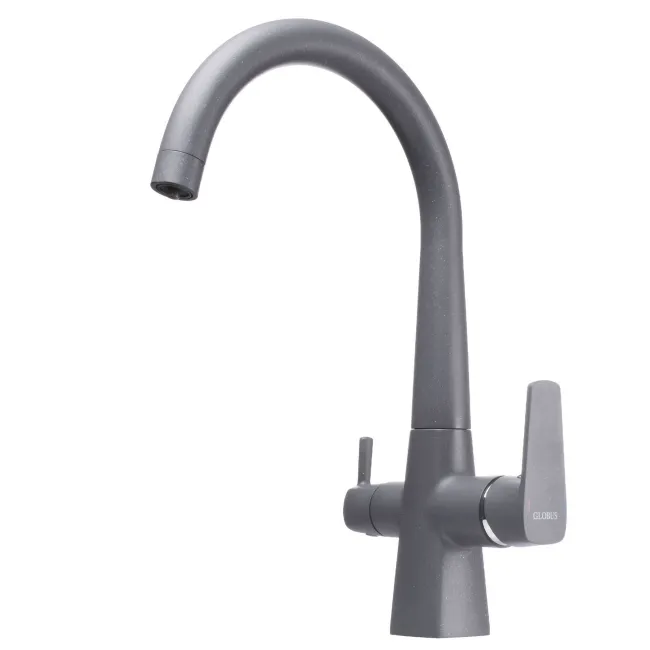 Змішувач для кухні під осмос Globus Lux LAZER GLLR-0999-3-TITANIUM 2 Змішувач для кухні під осмос Globus Lux LAZER GLLR-0999-3-TITANIUM 2