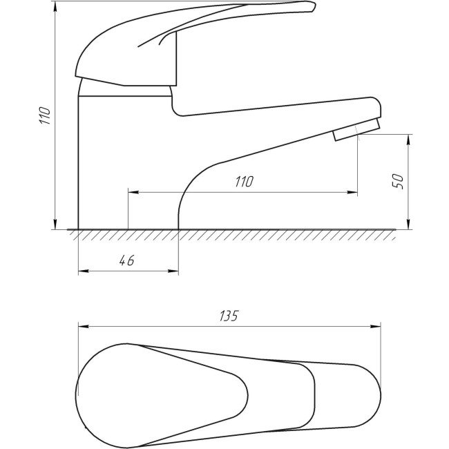 Змішувач для умивальника EcoMix ENERGO E-GEZ-101-WH Змішувач для умивальника EcoMix ENERGO E-GEZ-101-WH