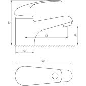 Змішувач для умивальника EcoMix ENERGO P-GEP-101 Змішувач для умивальника EcoMix ENERGO P-GEP-101
