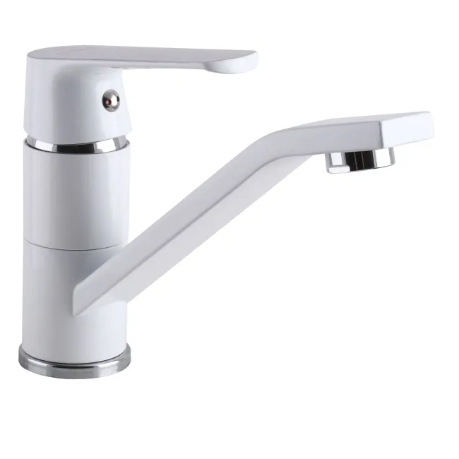 Змішувач для умивальника Globus Lux Laguna GLA-0203MQ-7-WHITE Змішувач для умивальника Globus Lux Laguna GLA-0203MQ-7-WHITE