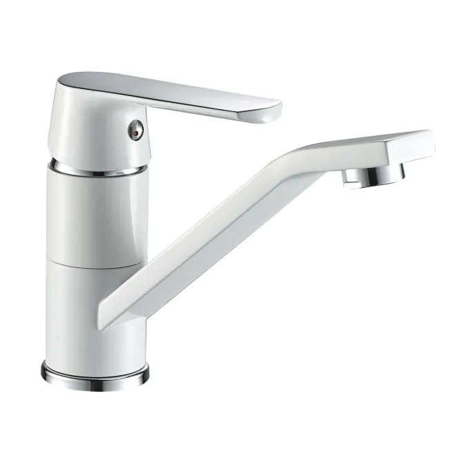 Змішувач для умивальника Globus Lux Laguna GLA-0203MQ-7-WHITE 2 Змішувач для умивальника Globus Lux Laguna GLA-0203MQ-7-WHITE 2