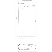 Змішувач для умивальника Globus Lux MAIN SM-201