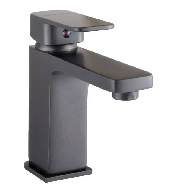 Змішувач для умивальника Globus Lux Milano GLM-401-11-Graphite 2 Змішувач для умивальника Globus Lux Milano GLM-401-11-Graphite 2