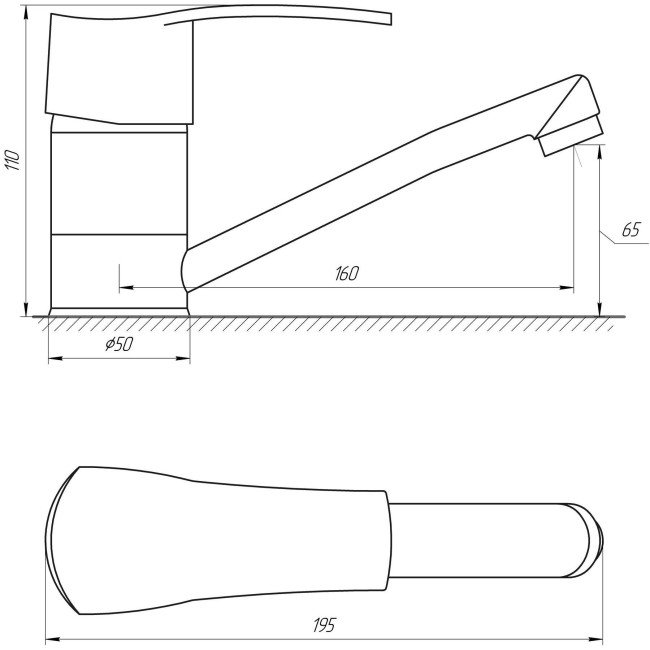 Змішувач для умивальника Globus Lux QUEENSLAND GLQU-203M Змішувач для умивальника Globus Lux QUEENSLAND GLQU-203M