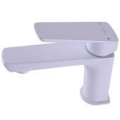 Змішувач для умивальника TOPAZ LEXI TL 21201-H57-W cartridge D25 Білий глянець