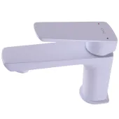Змішувач для умивальника TOPAZ LEXI TL 21201-H57-W cartridge D25 Білий глянець