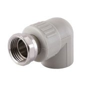 Кутник з накидною гайкою Kalde PPR ф25х3/4 17015 Кутник з накидною гайкою Kalde PPR ф25х3/4 17015