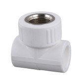 Трійник внутрішня різьба Kalde PPR  ф32х3/4 (білий)  20013
