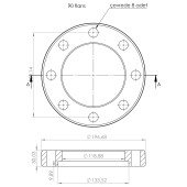 Фланцевий комплект(фланець+бурт) Kalde PPR 90 58050 Фланцевий комплект(фланець+бурт) Kalde PPR 90 58050