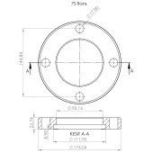 Фланцевий комплект Kalde(фланець+бурт)PPR 75  58050