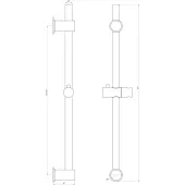 Душова стійка Dishi SL110