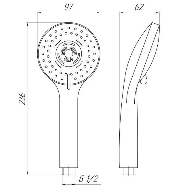 Душова лійка Globus Lux NS-2011-P Душова лійка Globus Lux NS-2011-P