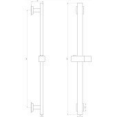 Душова стійка Globus Lux SUS-1108-BB