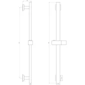 Душова стійка Globus Lux SUS-1108-BB