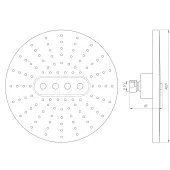 Душова лійка Globus Lux SD07A