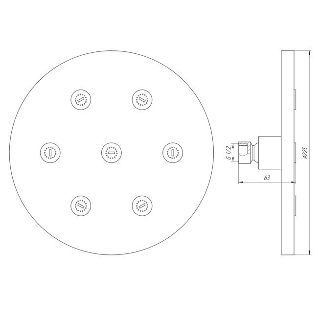 Душова лійка Globus Lux SD08A Душова лійка Globus Lux SD08A