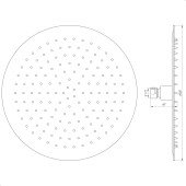 Душова лійка Globus Lux ST-0300-R