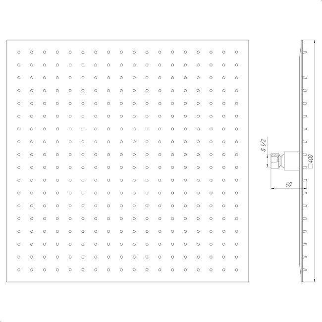 Душова лійка Globus Lux STQ-0400