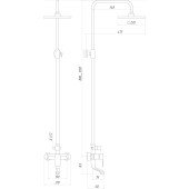 Душова система Globus Lux ONTARIO DS-006A Душова система Globus Lux ONTARIO DS-006A