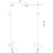 Душова система Globus Lux SICILIA VAN-SBQ-SH-02-BB