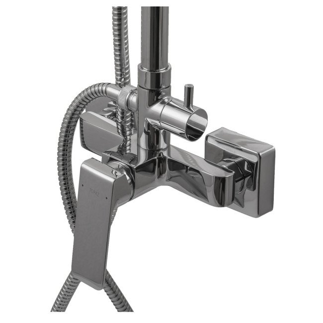 Душова система TOPAZ ODISS TO 18702-H52 комплект , кругла штанга Н-130см Душова система TOPAZ ODISS TO 18702-H52 комплект , кругла штанга Н-130см