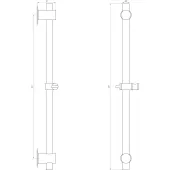 Душова стійка Globus Lux SUS-1107-BB