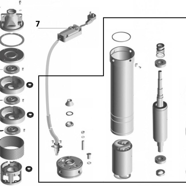 Насос свердловинний вихровий OPTIMA 3SKm100 PRIME 0.75кВт + кабель 20м+ пульт Насос свердловинний вихровий OPTIMA 3SKm100 PRIME 0.75кВт + кабель 20м+ пульт