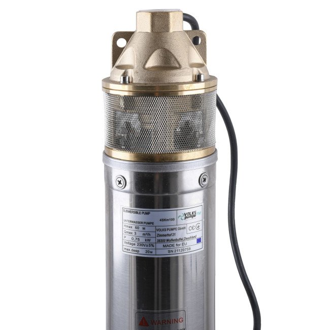 Насос свердловинний вихровий VOLKS pumpe PM 4SKm100 0.75кВт + кабель 10м 2 Насос свердловинний вихровий VOLKS pumpe PM 4SKm100 0.75кВт + кабель 10м 2