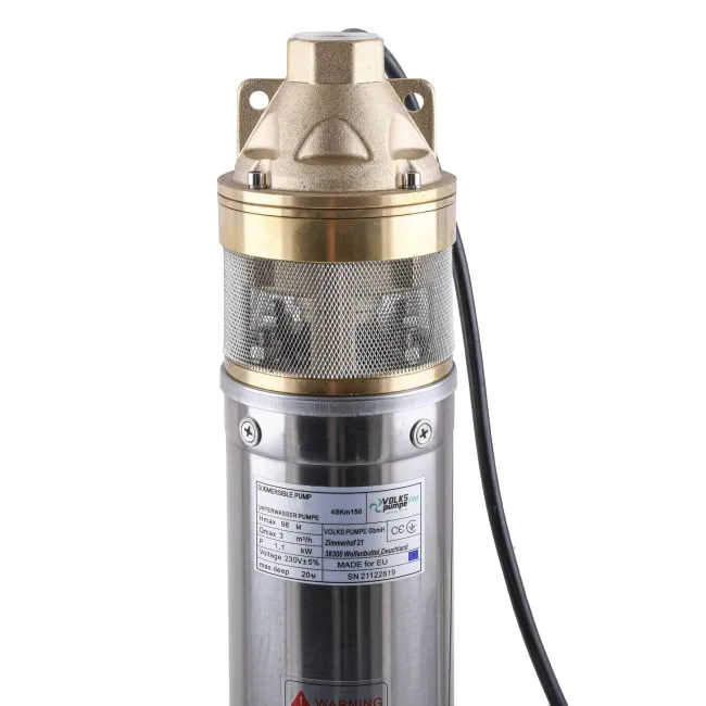 Насос свердловинний вихровий VOLKS pumpe PM 4SKm150 1.1кВт + кабель 10м 2 Насос свердловинний вихровий VOLKS pumpe PM 4SKm150 1.1кВт + кабель 10м 2