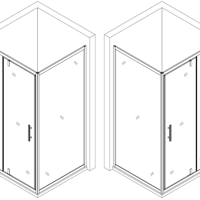 Душова кабіна квадратна без піддона MORAVA N90TB.Mosaic (N90B.Mosaic) BRAVO (1уп.)