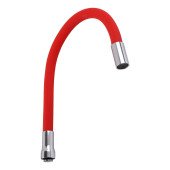 Вилив змішувача GLR-RED-55 для кухні Гофрований , силікон Червоний , 3/4″ВН Вилив змішувача GLR-RED-55 для кухні Гофрований , силікон Червоний , 3/4″ВН