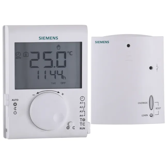 Кімнатний термостат Siemens RDJ100 RF / SET програмований бездротовий Кімнатний термостат Siemens RDJ100 RF / SET програмований бездротовий