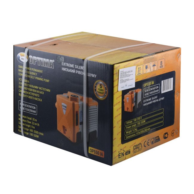 Насосна станція Optima PRIME OP550 IA з інтелектуальним частотним перетворювачем Насосна станція Optima PRIME OP550 IA з інтелектуальним частотним перетворювачем
