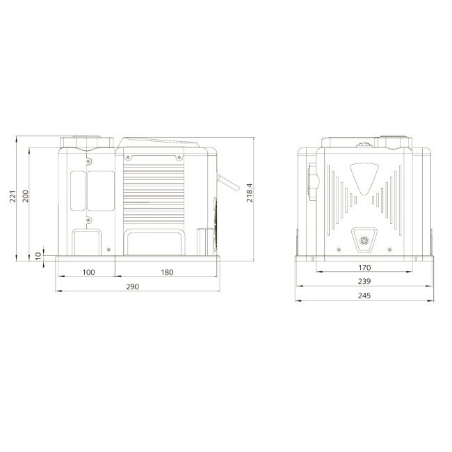 Насосна станція Optima PRIME OP750 IA з інтелектуальним частотним перетворювачем