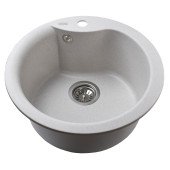 Гранітна мийка Globus Lux ORTA  перлина 485