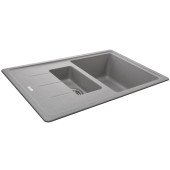 Гранітна мийка Globus Lux IZEO сiрий камiнь 780x500мм-А0005 Гранітна мийка Globus Lux IZEO сiрий камiнь 780x500мм-А0005