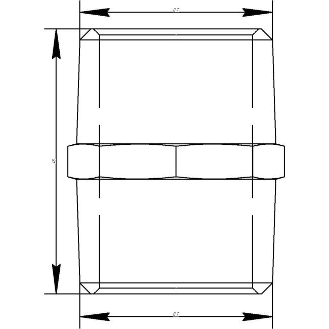 Ніпель VIEGA 1522  1″ ЗЗ (266608) 2